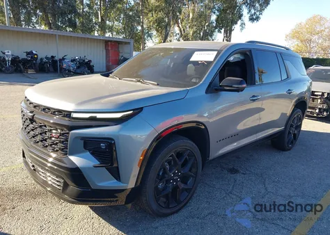 2025 Chevrolet Traverse Fwd Rs z USA, uszkodzony, nr VIN 1GNERLRS2SJ134644